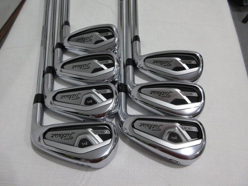 Titleist 2021 T300 Iron Set - 5-PW, AW - AMT Red S300 Stiff Flex Steel - NEW