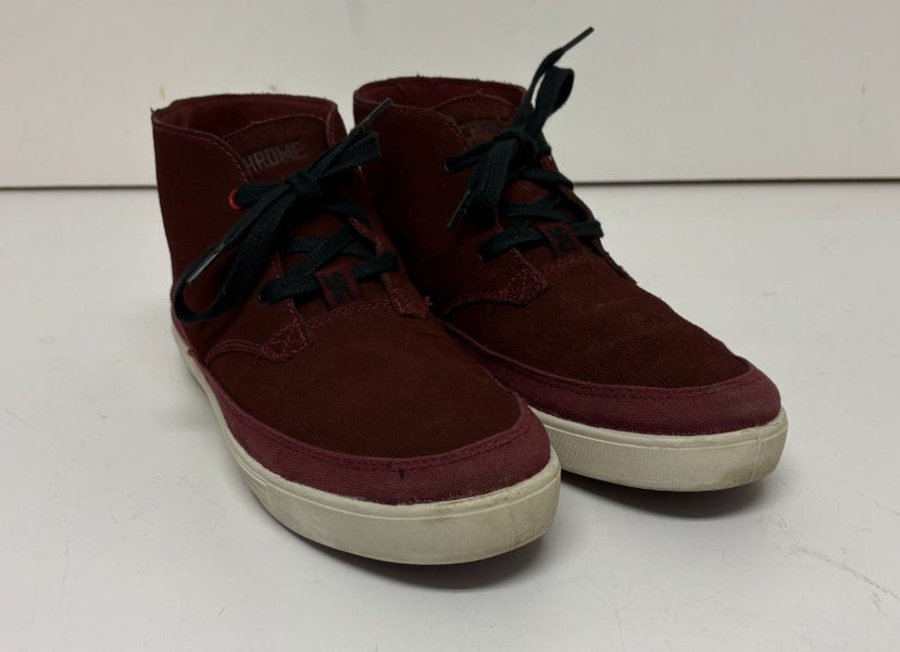 Chrome Industries Forged Red Suede Leather Chukka Boots US Mens 8 EXCELLENT