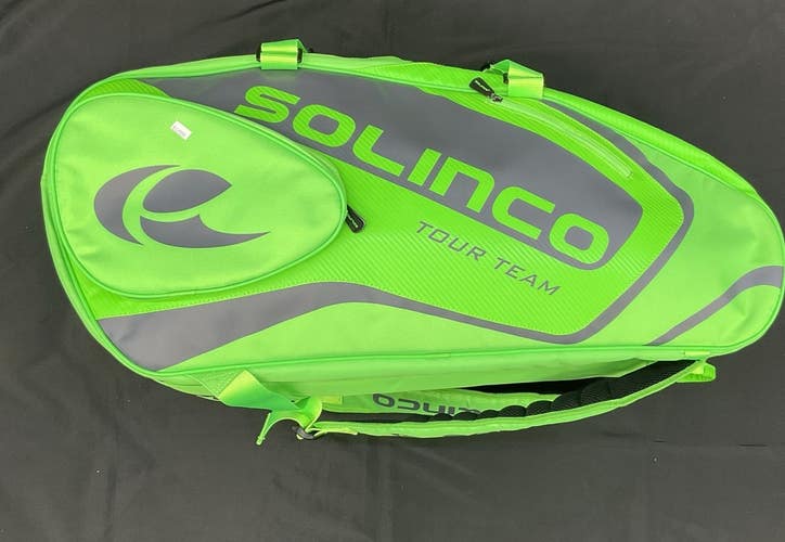 Solinco Tour Team Racquet Bag 15R (Neon Green)