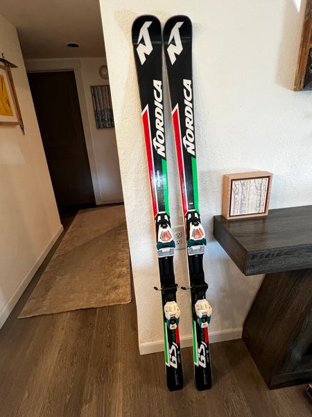 Racing 156 cm Nordica Dobermann GS WC Skis With Bindings (Used)
