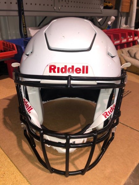 USED RIDDELL FLEX ADULT HELMET - MEDIUM - METALLIC WHIITE