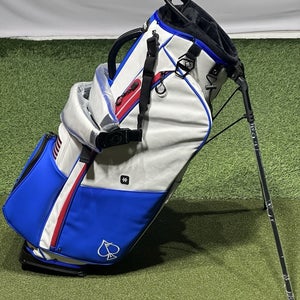 Pins and Aces Player Preferred USA 5-Way Golf of America Stand Carry Bag NEW!