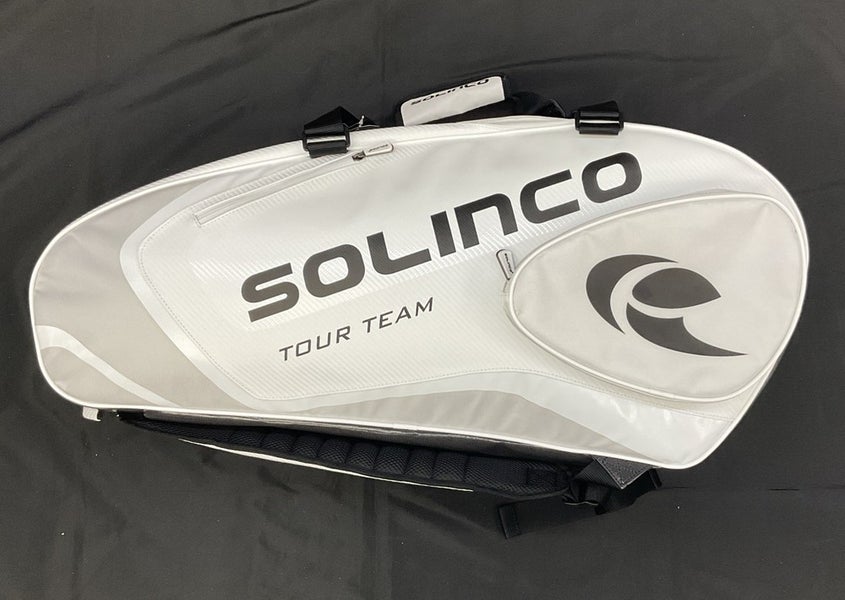 Solinco Tour Team Racquet Bag 6R (Whiteout)