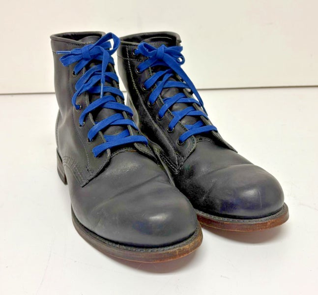 Frye Bowery Black Leather Lace Up Ankle Boots US Men's 11.5 GREAT Fast Shipping