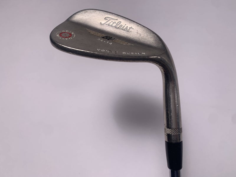 Titleist Vokey Spin Milled CC Chrome Sand Wedge SW 54* 14 Wedge Steel Mens RH