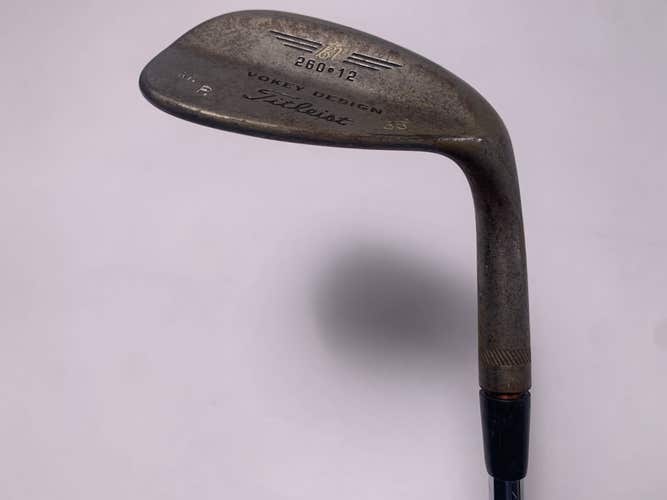 Titleist Vokey Chrome 200 Raw Lob Wedge LW 60* 12 DG Wedge Steel Mens RH