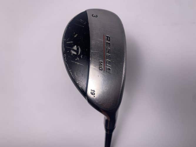 TaylorMade Rescue Mid 3 Hybrid 19* Ultralite Stiff Graphite Mens RH Midsize Grip