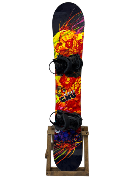154cm GNU B-Nice Snowboard W/ Union Force Bindings