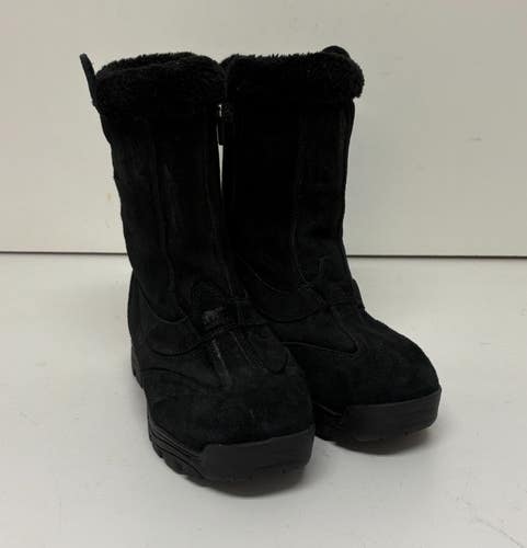 Sorel Waterfall Insulated Black Suede Leather Winter Boots US 9 EU 41-1/3 GREAT