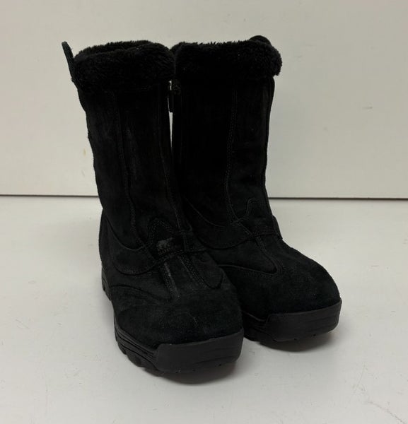 Sorel Waterfall Insulated Black Suede Leather Winter Boots US 9 EU 41-1/3 GREAT