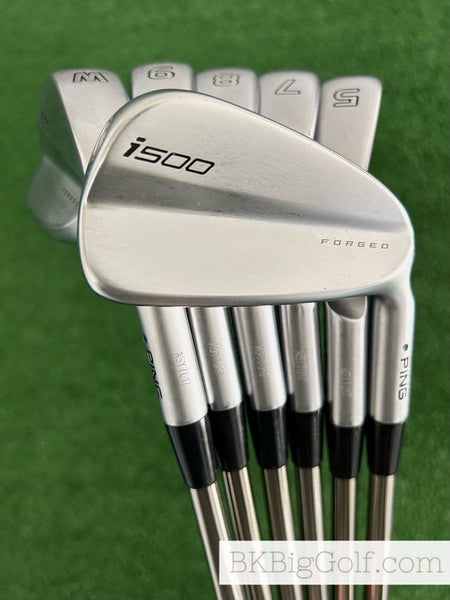 Ping i500 Forged Iron Set 5-W / UST Mamiya Attas 110 Extra Stiff Graphite