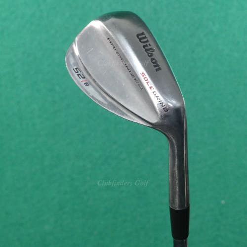 Wilson Harmonized Sole Grind Chrome 52-8 52 GW Gap Wedge Stepped Steel Stiff