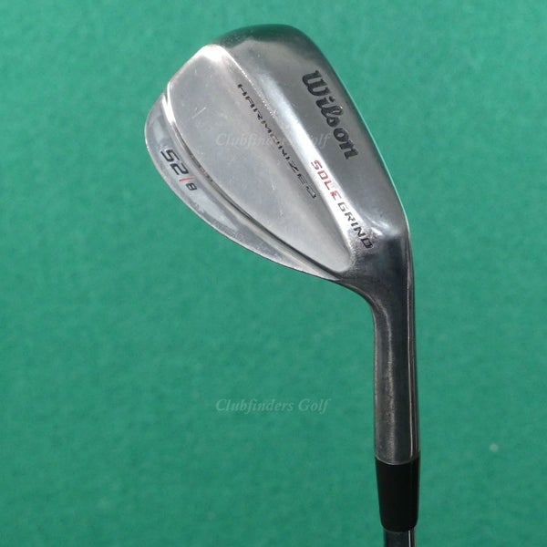 Wilson Harmonized Sole Grind Chrome 52-8 52 GW Gap Wedge Stepped Steel Stiff