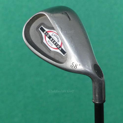 Callaway Big Bertha 2002 58 LW Lob Wedge Factory RCH 75i Graphite Regular