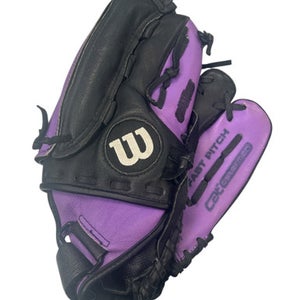 Used Wilson A0440 CT115 BB/SB Glove RH Throw Black And Purple 11 1/2" 11862-S000091656