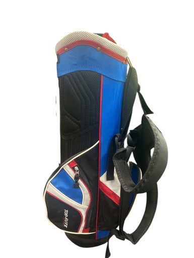 Used Top Flite BLACK AND ROYAL AND RED Jr Stand Bag White/Royal/Red 11862-S000091643