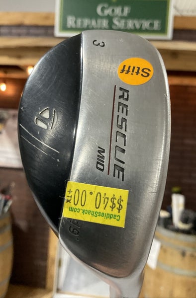 TaylorMade RESCUE MID 19 #3 Hybrid 39.5" LIGHT METAL Stiff Flex Steel RH USED