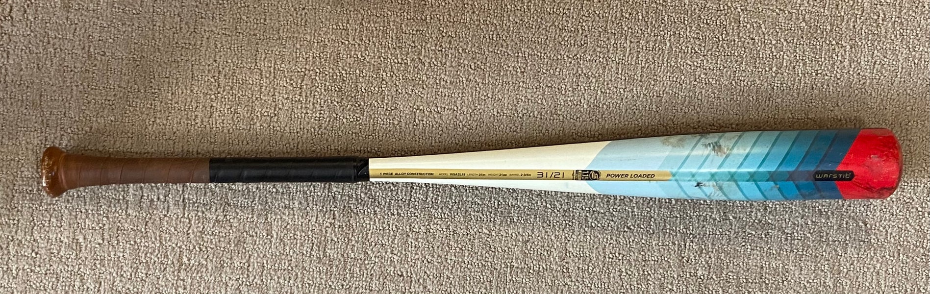 2022 Warstic Hawk2 Alloy USSSA Certified Bat (-10) 21 oz 31" (Used)
