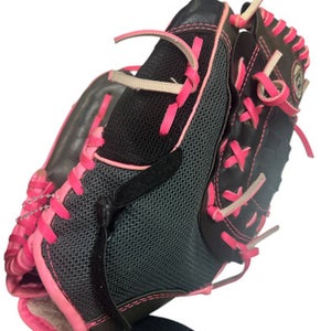 Used Franklin 22321-12 BB/SB Glove LH Throw Black And Pink 12" 11862-S000089601