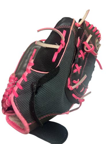 Used Franklin 22321-12 BB/SB Glove LH Throw Black And Pink 12" 11862-S000089601