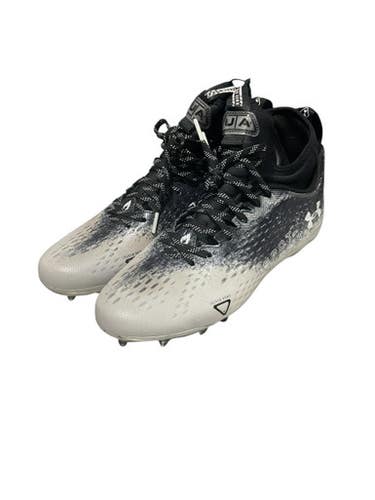 Used Under Armour Adult FB Cleats Black Senior 10.5 11834-S000042826