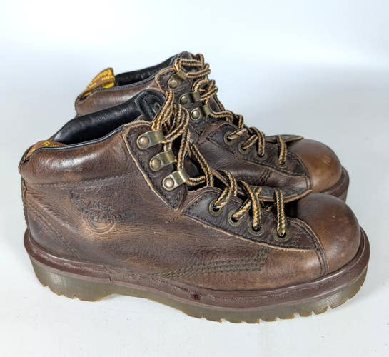 Vintage Dr. Martens 8287 Ankle Work Boots Brown Womens UK 5 US 7 Made in England