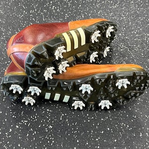 Used Adidas Mens Golf Shoes Brown Senior 12 11849-S000033602