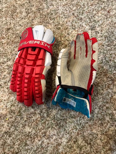 Maverik Shift Lacrosse Gloves Large (New)