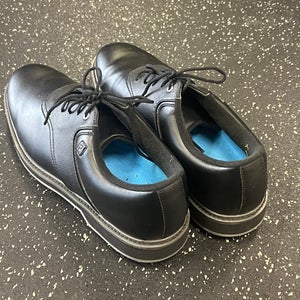 Used Foot Joy 57024 Mens Golf Shoes Black Senior 10 11849-S000033527