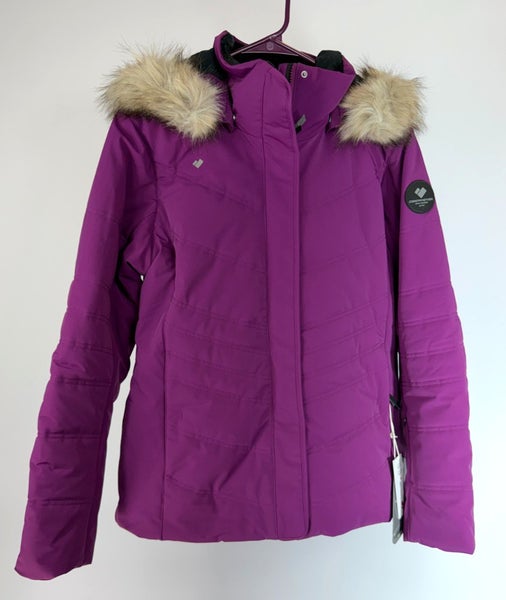 NWT Obermeyer Tuscany Elite Ski Jacket. Women's Size 12 Purple Falls