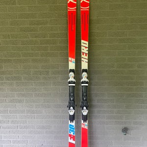 Factory Rossignol Hero FIS GS Pro 193 cm Racing Skis With Bindings Max Din 18 (Used)
