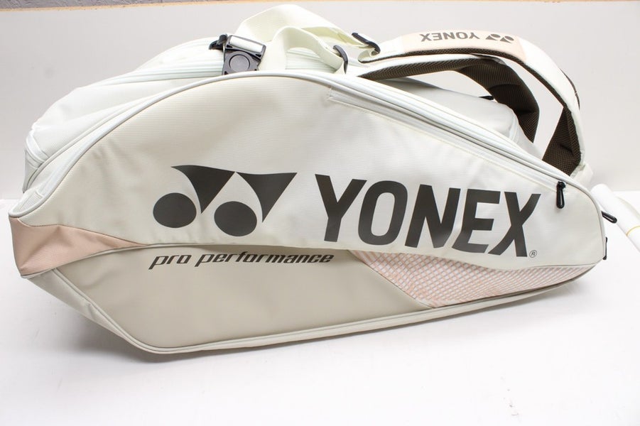 *NEW* YONEX PRO 9 PACK TENNIS BAG / SAND BEIGE. #BA92429EX. STORE DISPLAY MODEL