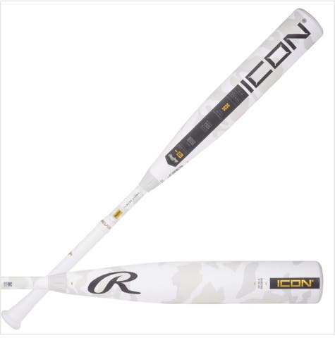 2025 Rawlings Icon Composite USSSA Certified Bat (-8) 23 oz 31" (New)