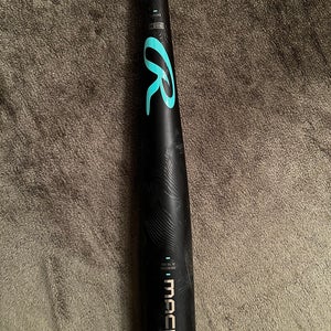 2025 Rawlings Mach AI Alloy BBCOR Certified Bat (-3) 31 oz 34" (Used)