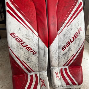 Small Bauer Vapor 2X Goalie Leg Pads (Used)