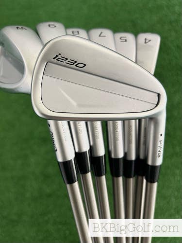 Ping i230 Iron Set 4-W / SteelFiber i95 Stiff Graphite