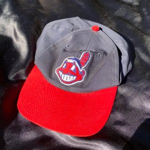 Vintage 1993 Cleveland Indians Chief Wahoo  Light Up Fiber Optic SnapBack Hat