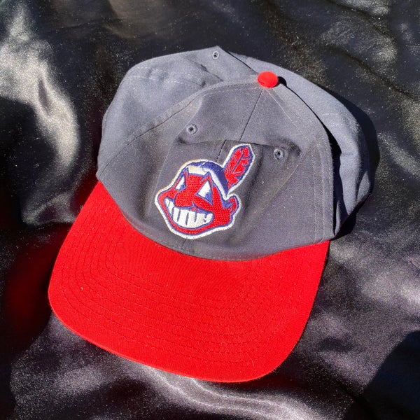 Vintage 1993 Cleveland Indians Chief Wahoo Light Up Fiber Optic SnapBack Hat
