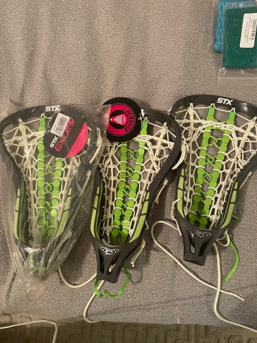 (3 PACK) NEW STX Exult 10 Women’s lacrosse Heads