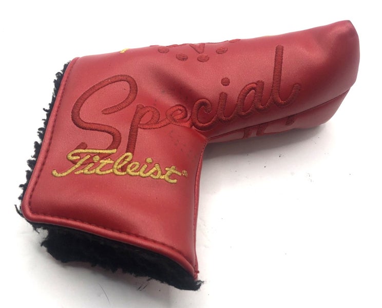 Titleist SCOTTY CAMERON Special SELECT Red/Yellow Blade Putter Headcover *Good*