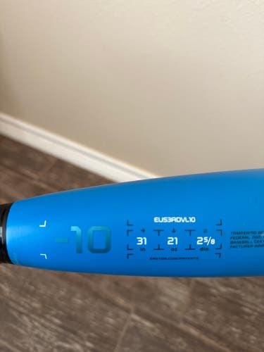 Easton ADV Ice USABat Certified Bat (-10) 21 oz 31" (Used)