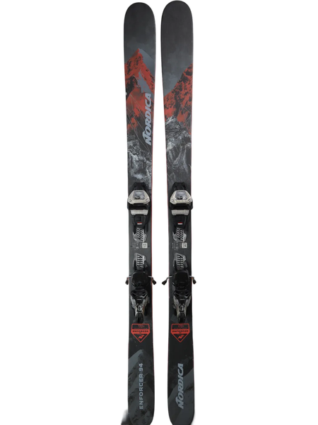 USED Nordica Enforcer 94 Skis w/ Marker Griffon 13 ID Bindings - 172cm