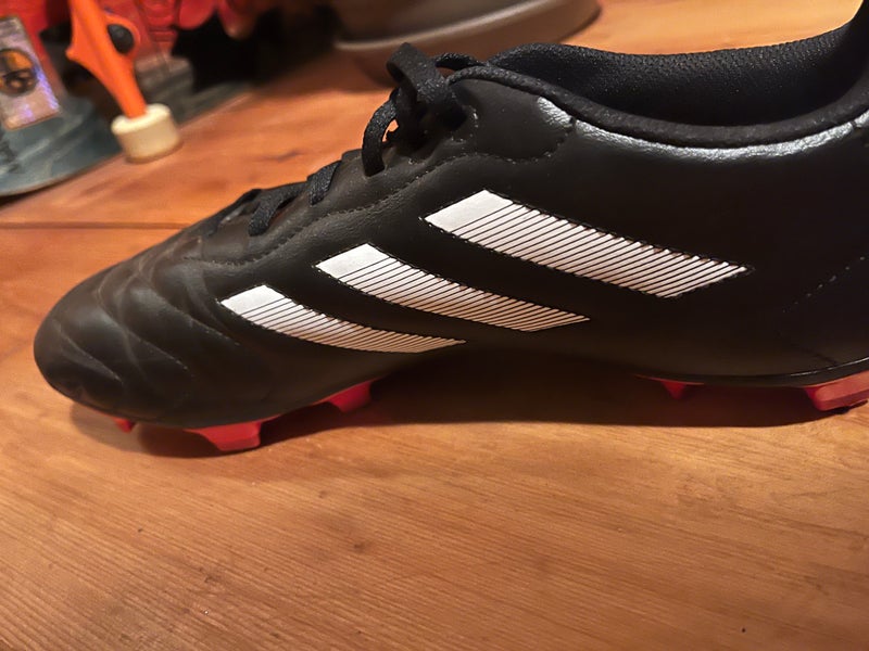Black Unisex Size M 11.0 (W 12.0) Adidas Goletto Cleats (New)