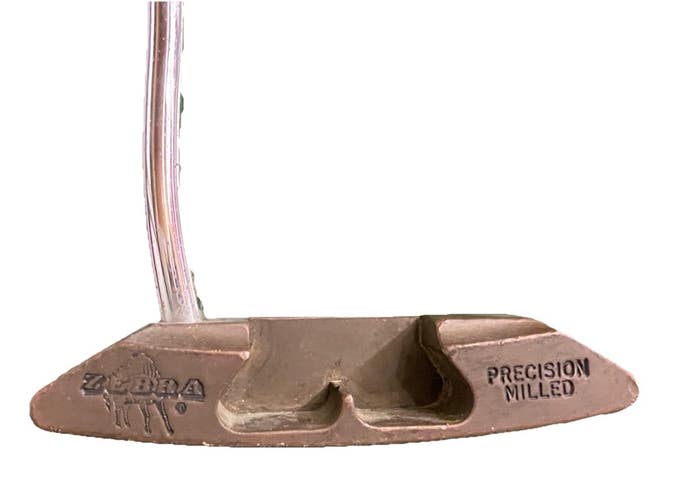 RAM Zebra Precision Milled Blade Putter RH Steel 35 In. Label Nice Original Grip