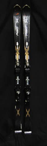 SALOMON AERO X SKIS SIZE 178 CM WITH SALOMON BINDINGS