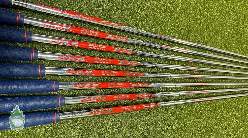 Used N.S.Pro Modus3 120g 4-PW/GW Stiff Flex Steel Iron Set Shafts