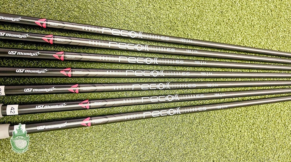 Used UST Mamiya Recoil ES 780 F4 4-PW Stiff Flex Graphite Iron Set Shafts