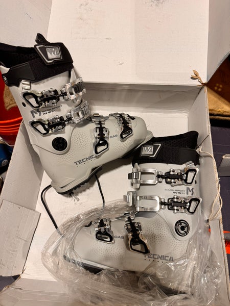 Women's New Tecnica Mach Sport HV 75 W Ski Boots, Size: 23.5 (Option 888341933658)