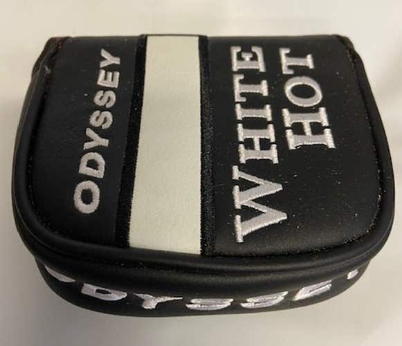 Odyssey White Hot Versa Putter Headcover (Black/White, Small MALLET) Magnetic