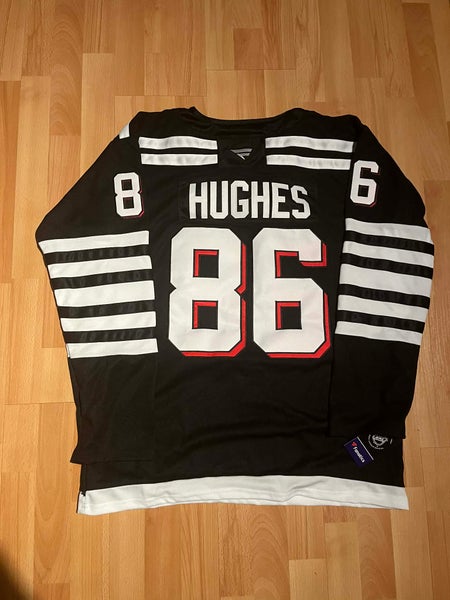 Jack Hughes New Jersey Devils Hockey Men's Jersey Stitched Size 52
